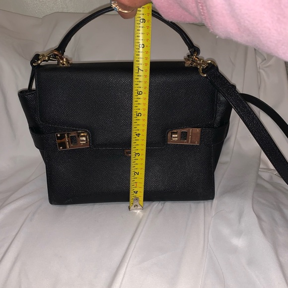 FIRM HENRI BENDEL BLACK SATCHEL - Picture 11 of 13